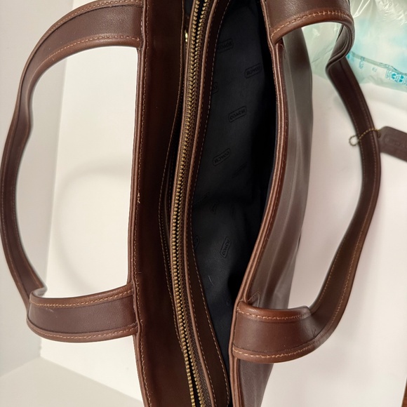 Coach 9302 Bleecker Basket in Mahogany Leather, MADE IN USA - Picture 4 of 9